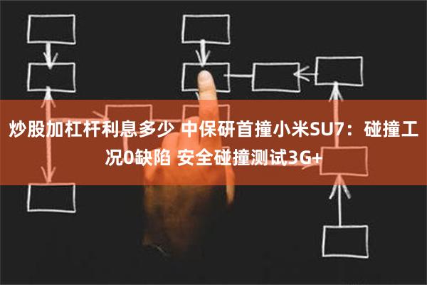 炒股加杠杆利息多少 中保研首撞小米SU7：碰撞工况0缺陷 安全碰撞测试3G+